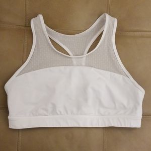 Lululemon white sports bra